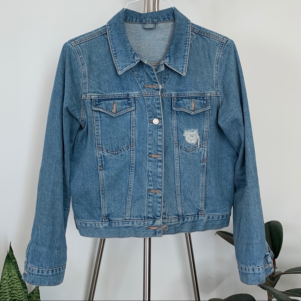 Topshop ‘Moto’ denim jacket